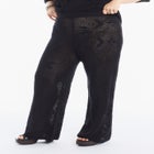 Straight-Leg Jacquard Knit Pant image number 1