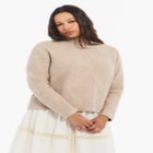 Cable-Knit Mock Neck Sweater image number 3