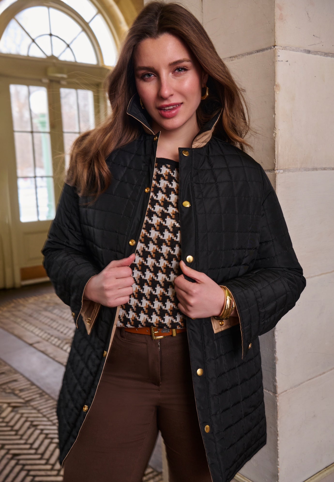 Reversible Quilted Shirt Jacket image number 0