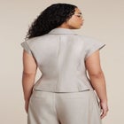 Short Sleeve Hourglass Blazer image number null