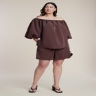 Off The Shoulder Puff Sleeve Top image number 3