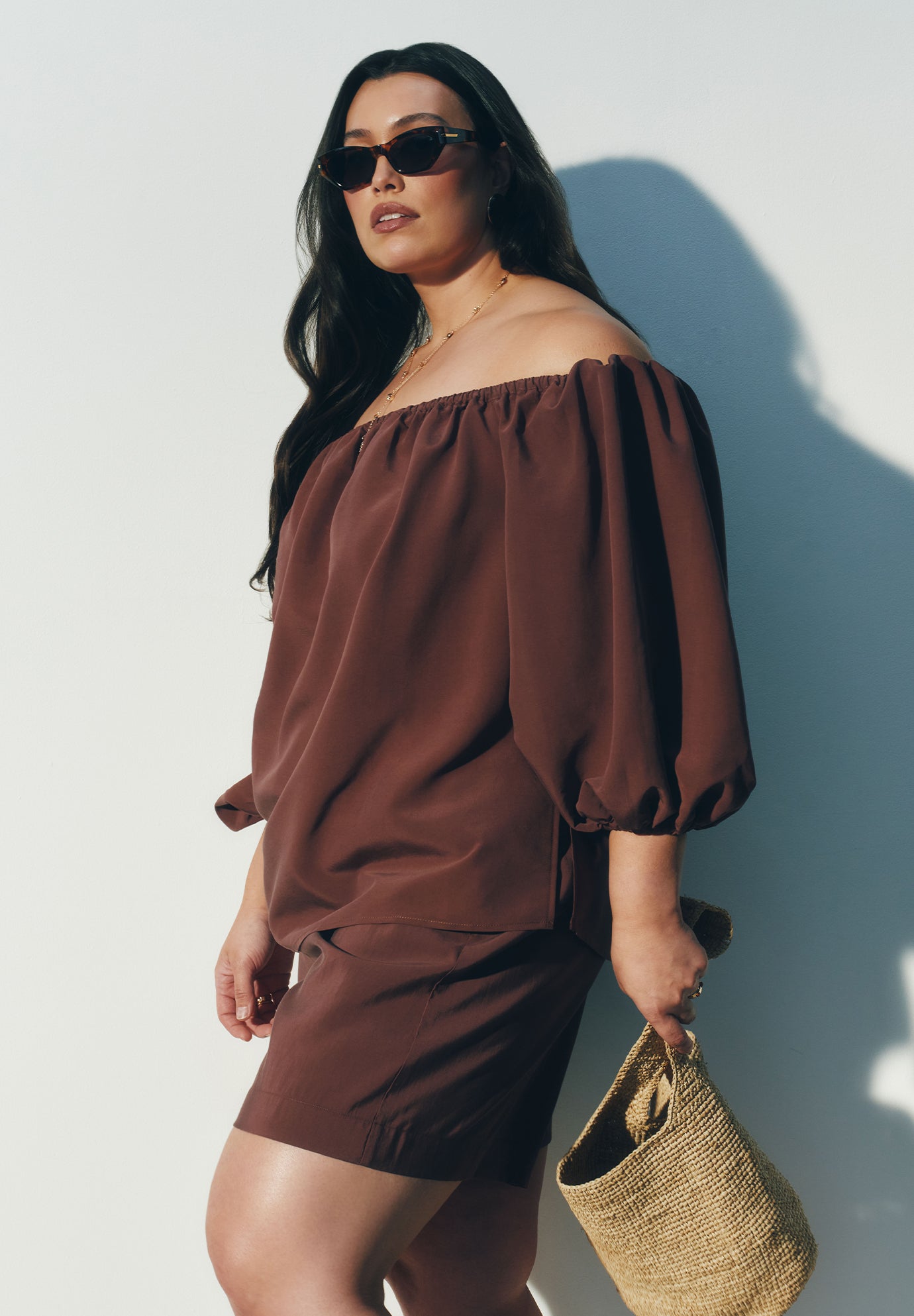 Off The Shoulder Puff Sleeve Top image number 0