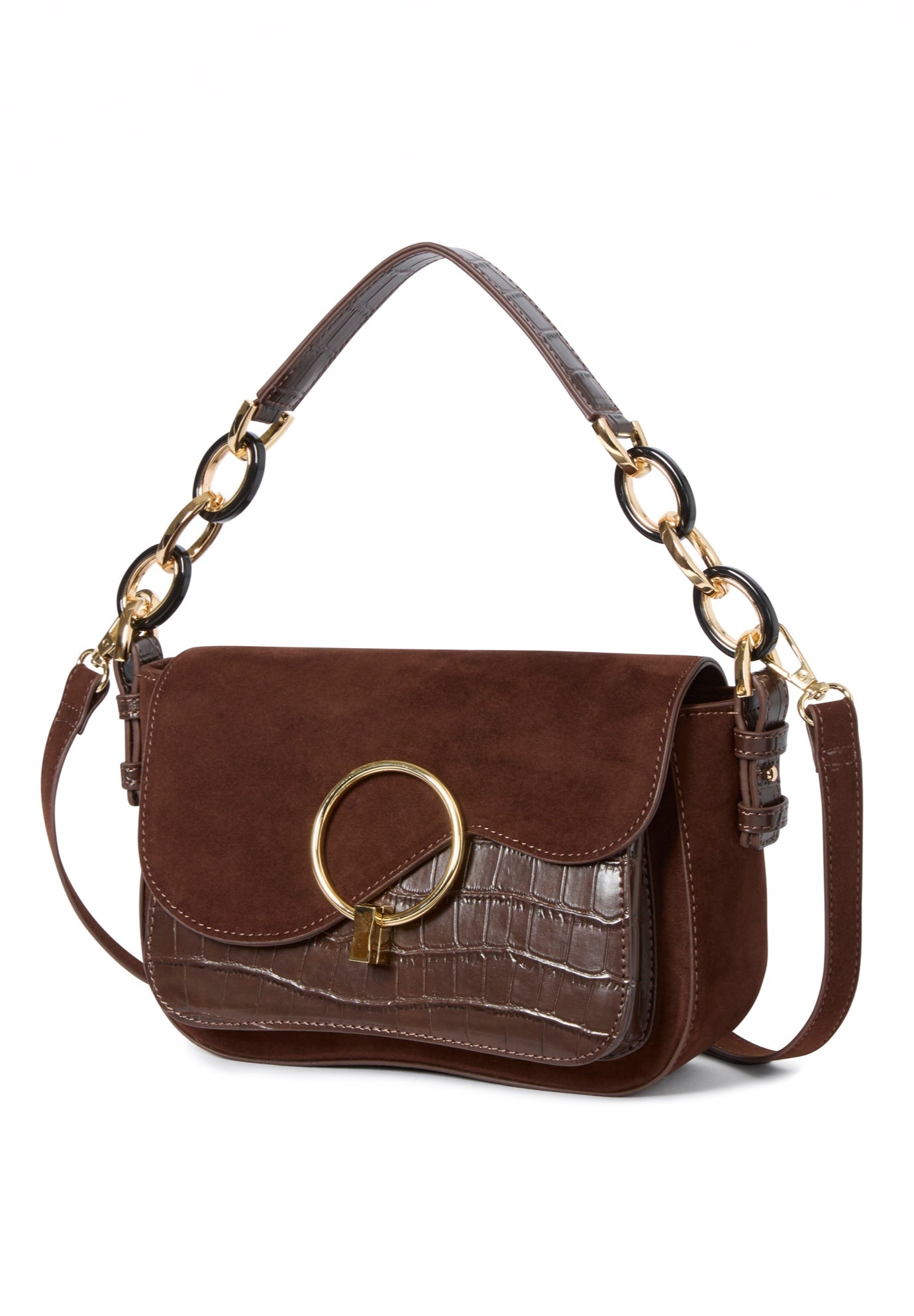 2-in-1 Faux Suede Crossbody image number 2