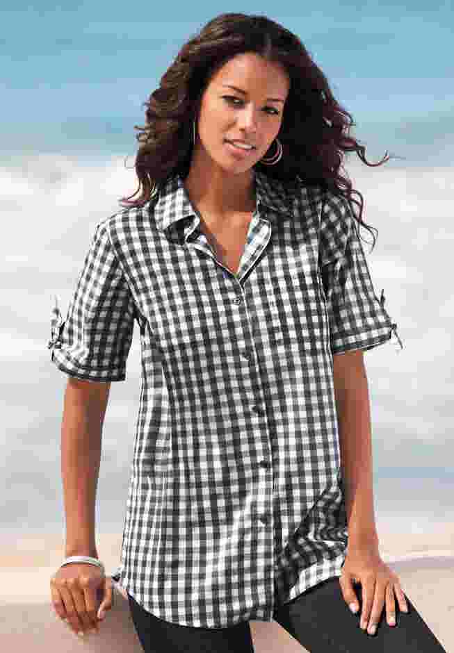French Check Shirt image number 4