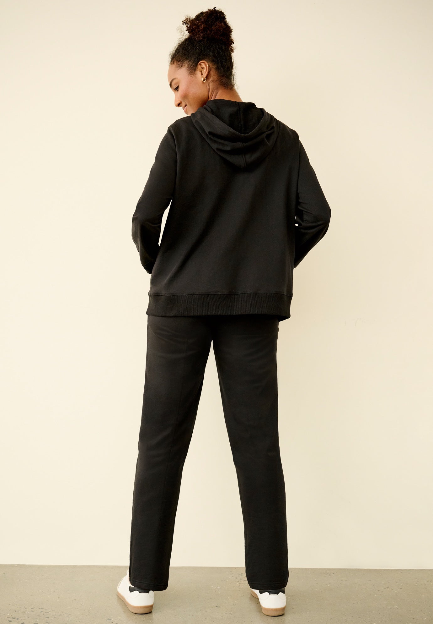 Ellos Studio French Terry Straight Leg Sweatpants image number 1