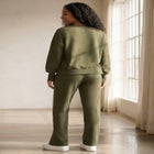 Ellos Studio French Terry Straight Leg Sweatpants image number 1