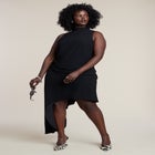 Asym Drape High-Low Dress image number 3