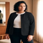 Ponte Button Blazer image number 2