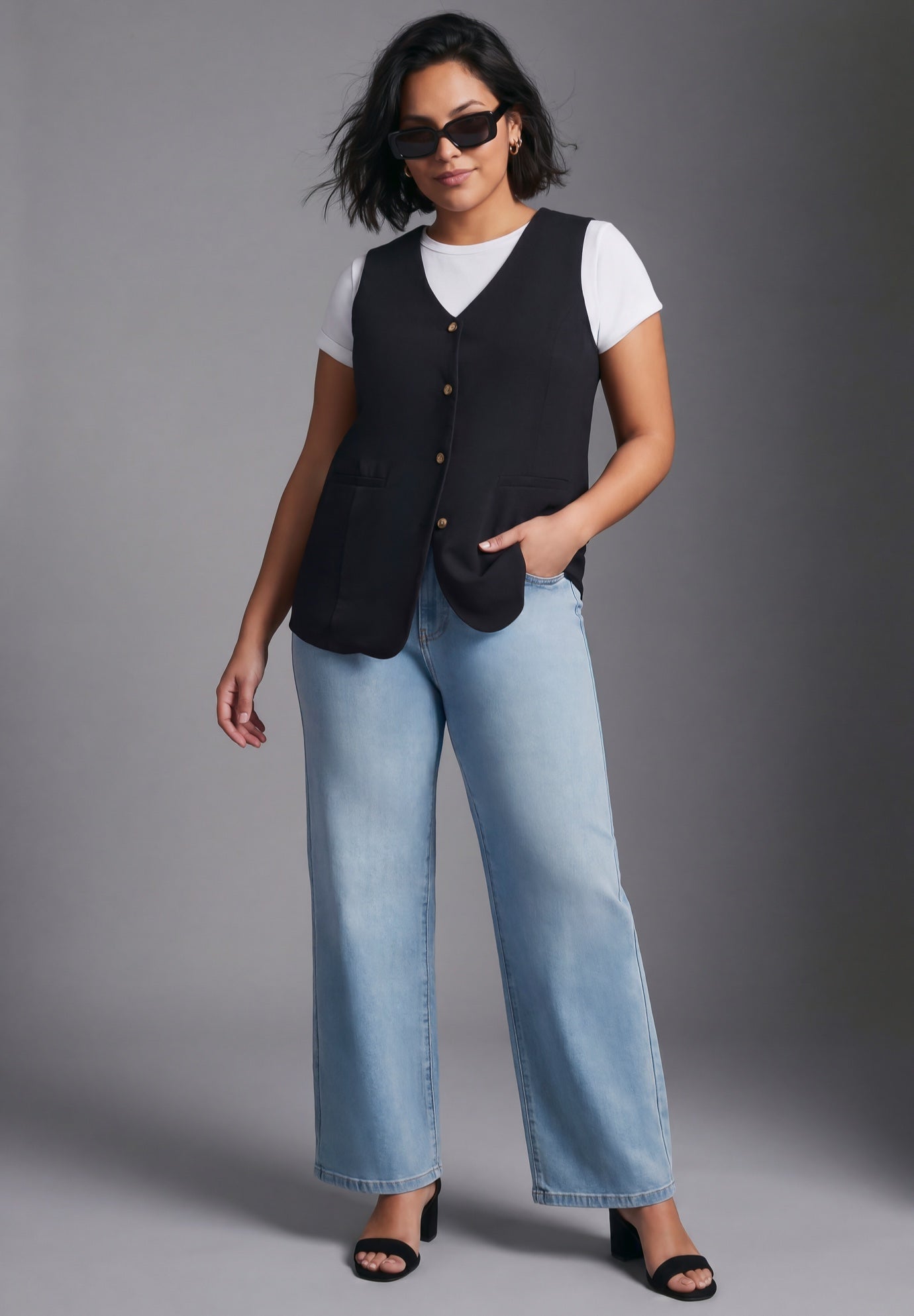 Butter Denim Wide Leg Jean image number 3