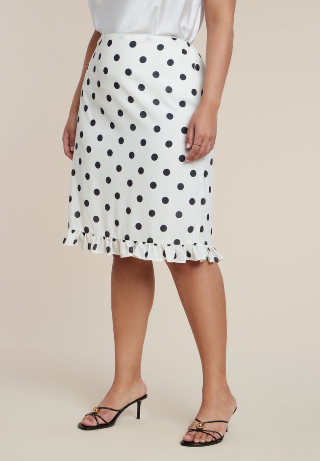Ruffle Polka Dot Skirt image number 1