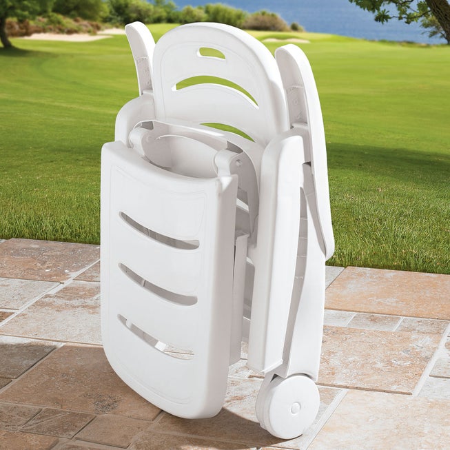 Resin Folding Lounger image number 2