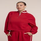 Stripe Detail Quarter Zip Sweatshirt image number 0