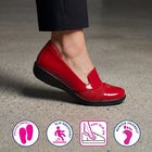 The Annete Bunion Friendly Slip On Orthotic Flat image number null