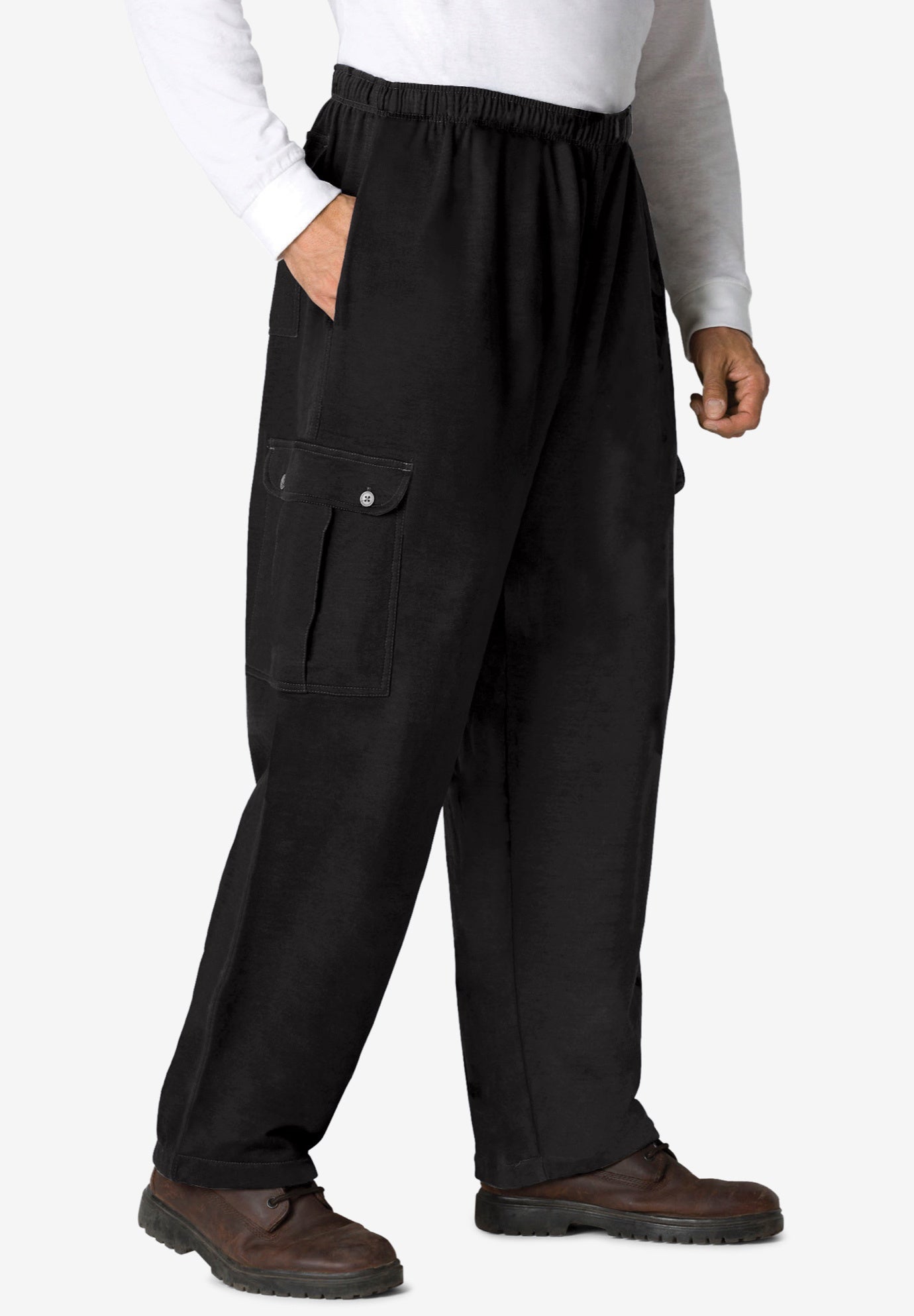 Thermal-Lined Cargo Pants image number 0