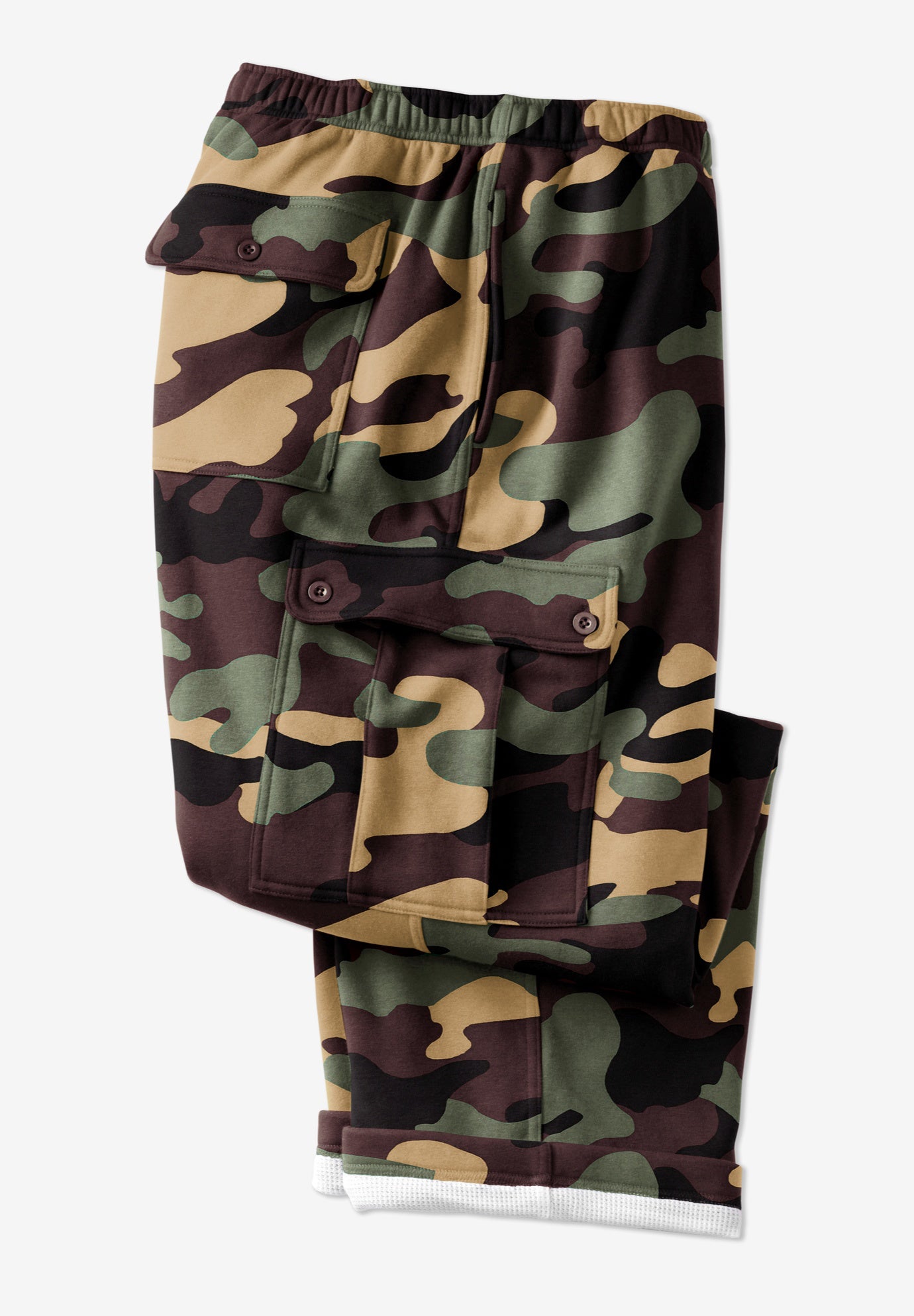 Thermal-Lined Cargo Pants image number 0