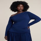 Long Sleeve Drop Waist Maxi Dress image number 2