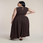 Tie Detail Drop Waist Maxi Dress image number 1