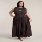 Tie Detail Drop Waist Maxi Dress image number 0