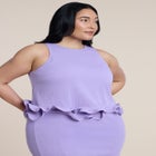 Ruffle Detail Column Maxi Dress image number 2