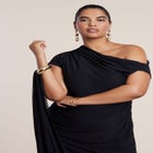 Bracelet Detail Draped Maxi Dress image number 4