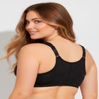 Glamorise&reg; WonderWire Front-Closure Posture Back Lace Bra image number null