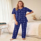 2 Piece Keyhole Pajama Set image number 3
