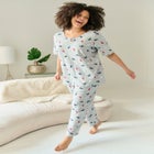 2 Piece Keyhole Pajama Set image number 1