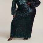 Sequin Column Maxi Skirt image number 2
