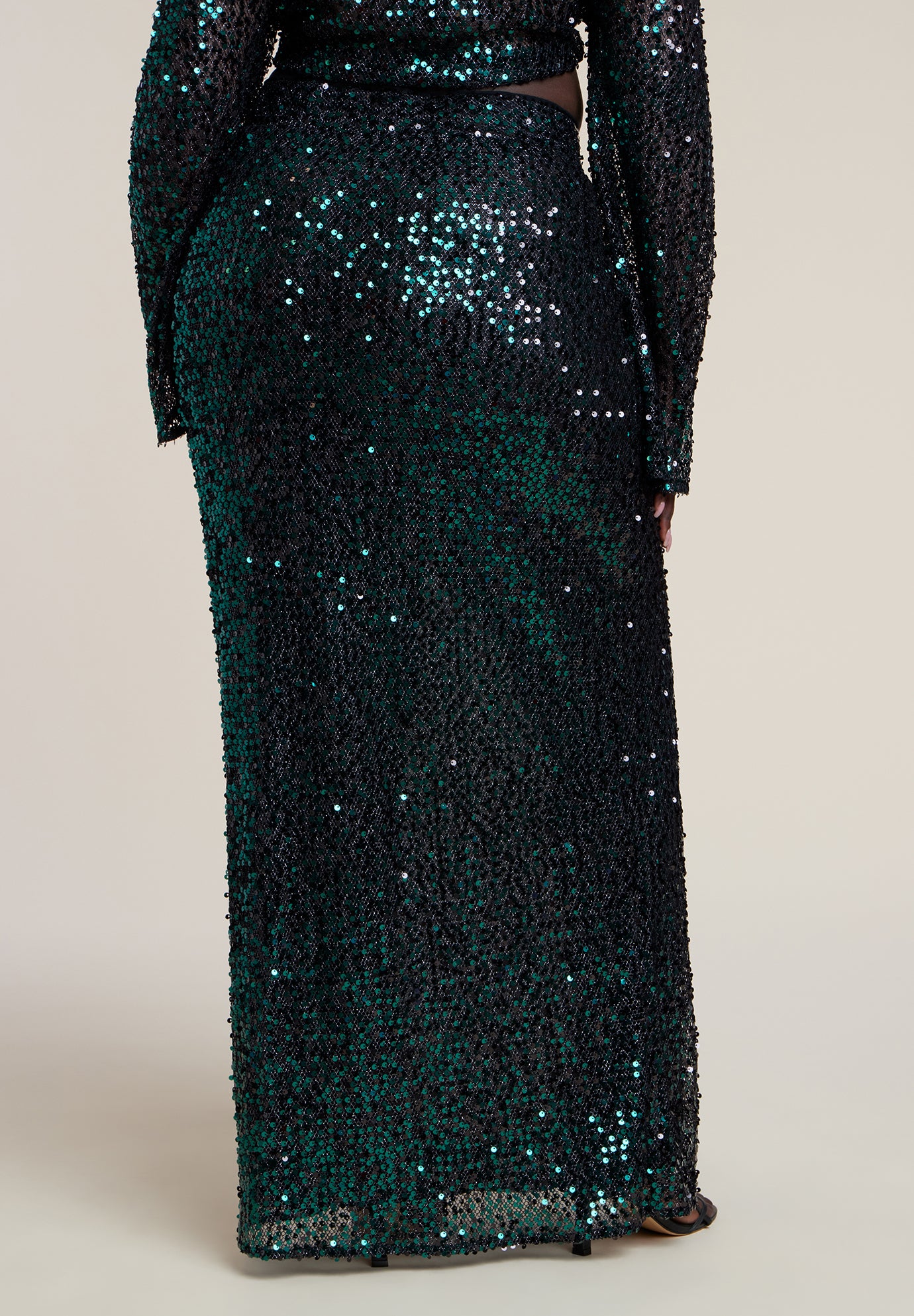 Sequin Column Maxi Skirt image number 3