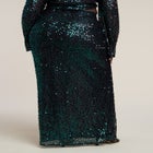 Sequin Column Maxi Skirt image number 3