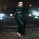 Sequin Column Maxi Skirt image number 0