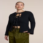 Tie Front Cardigan image number 0