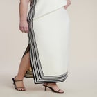 Stripe Detail Sweater Maxi Skirt image number 2