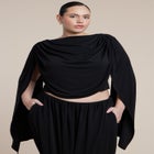Draped Flounce Top image number null