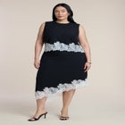 Sleeveless Lace-Trimmed Top image number 2