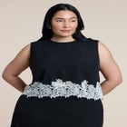 Sleeveless Lace-Trimmed Top image number 0