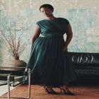Asymmetric Draped Knit Maxi Dress image number 0