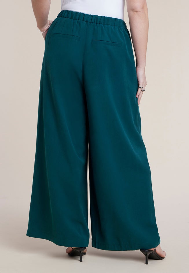 Pleated Wide-Leg Trouser image number 2