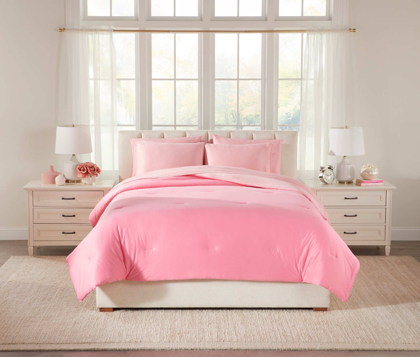 BH Studio 3-Pc. Jersey Knit Reversible Comforter Set image number 0