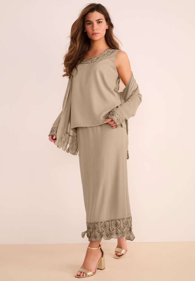 Beaded Skirt Set image number 1