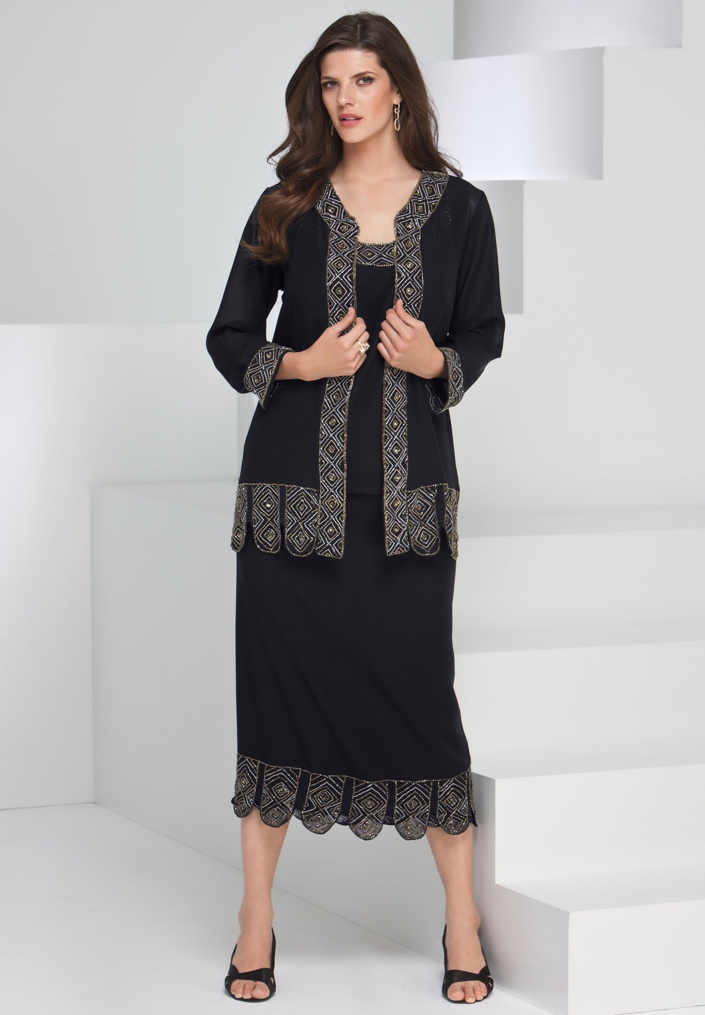 Beaded Skirt Set image number 0