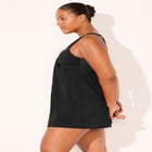 Shirred Sweetheart Two-Piece Swimdress image number 2