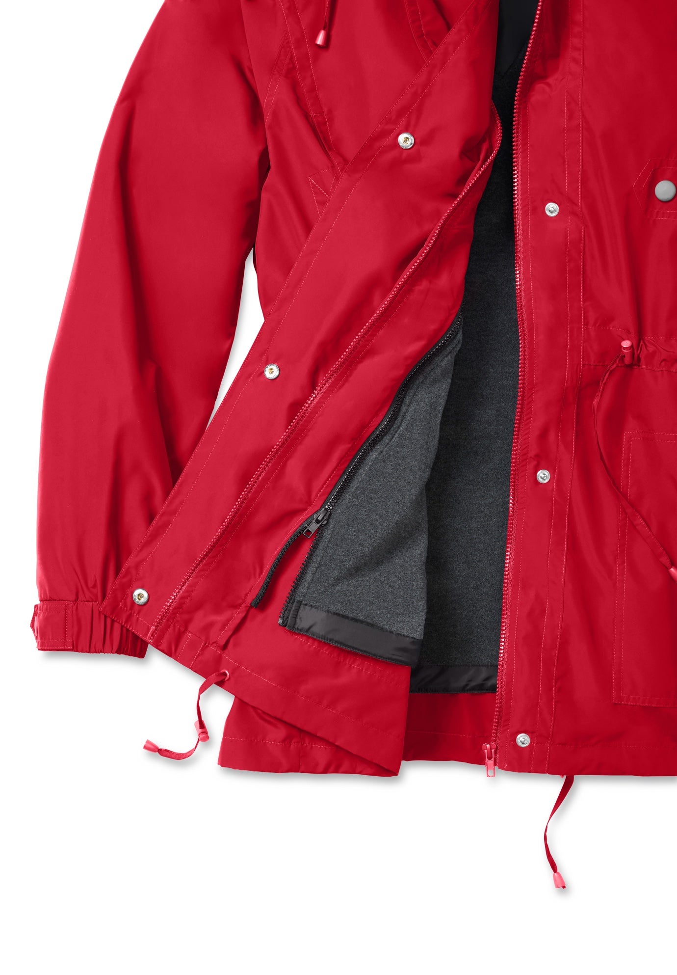 Fleece-Lined Taslon® Anorak image number 5