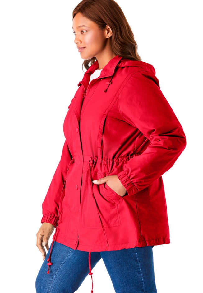 Fleece-Lined Taslon® Anorak image number 2