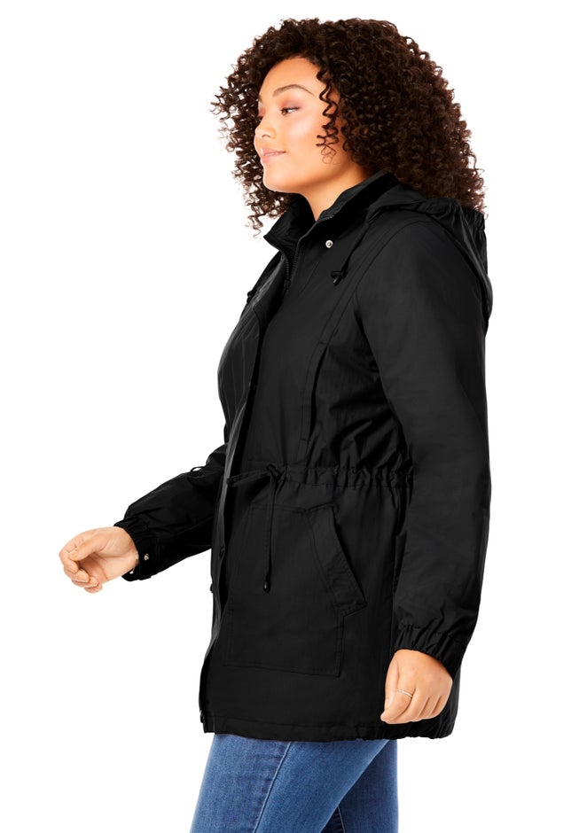 Fleece-Lined Taslon® Anorak image number 2