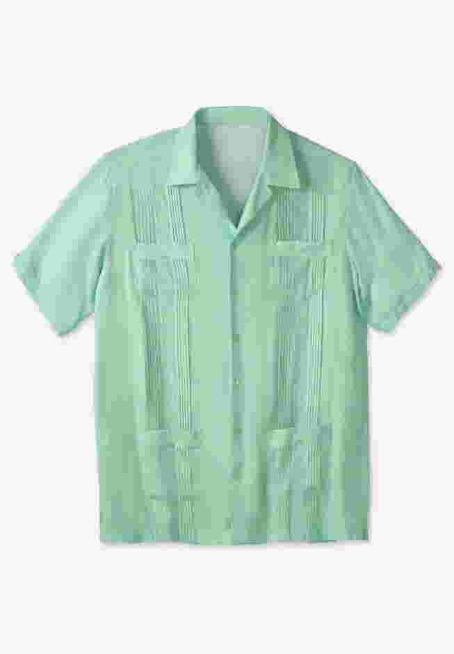 Short-Sleeve Guayabera Shirt image number 0