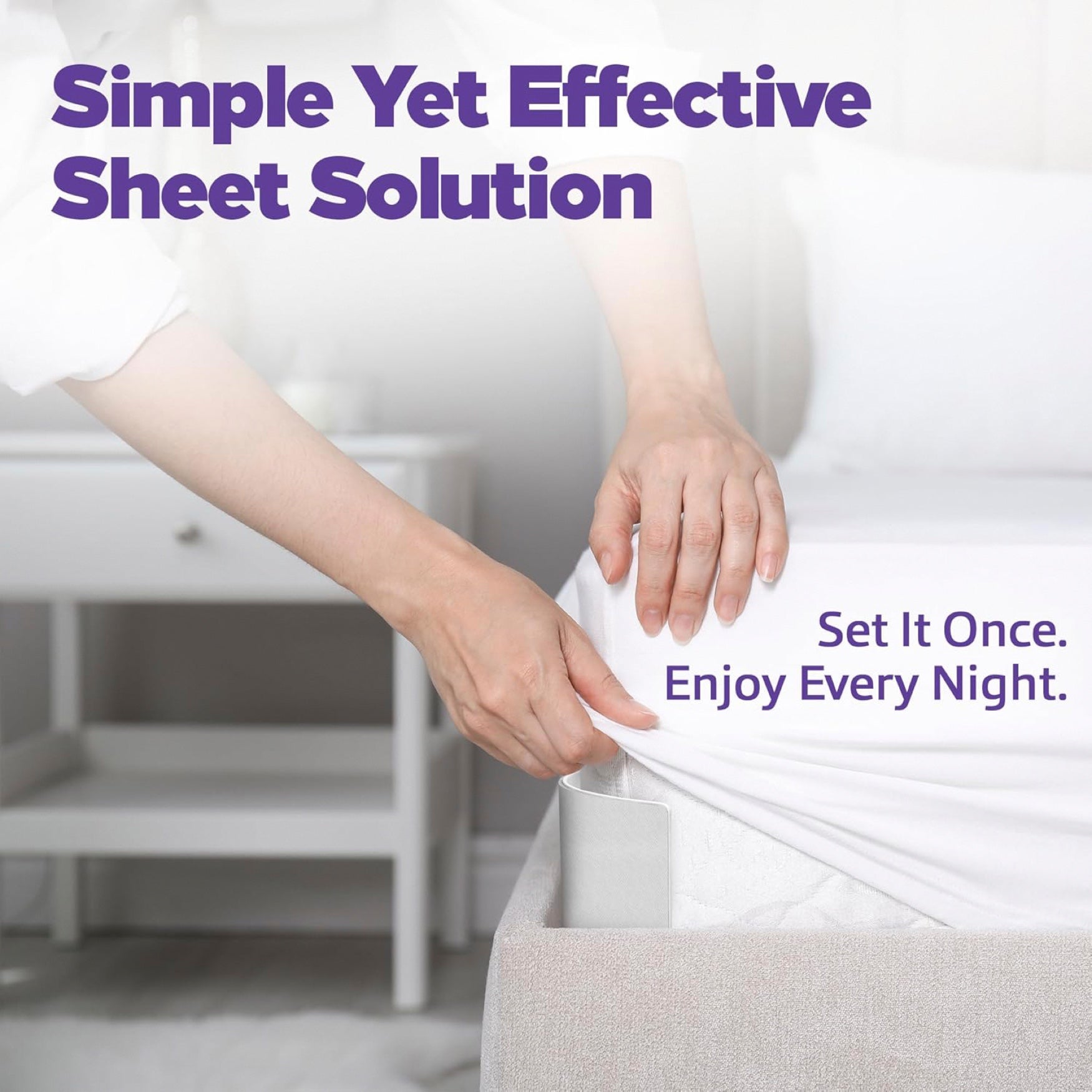 GripNHold&reg; Bed Sheet Grippers 4-Pack image number 4