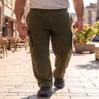 Mixed Media Fleece Cargo Sweatpant image number 0