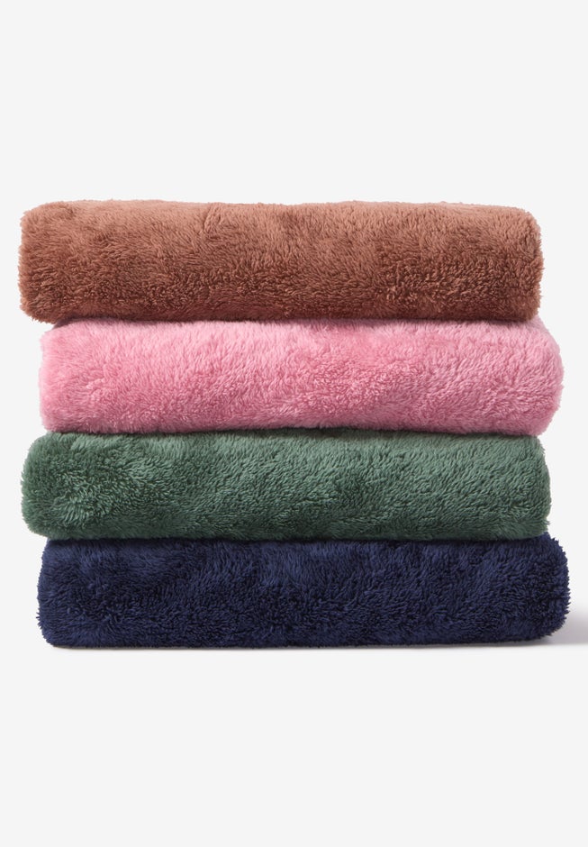 Pocket Textured Teddy Fleece Tunic Sweatshirt image number 1