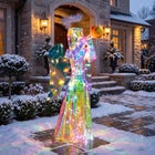 39"H Pre-lit Prismatic Angel image number 1